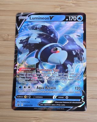 Lumineon V - SWSH250 - Sword &amp; Shield Promo - NM