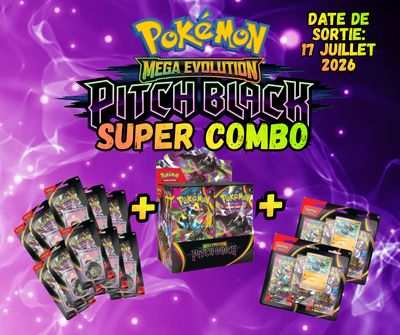 Pokémon - Pitch Black - Super Combo - Pré-Commande