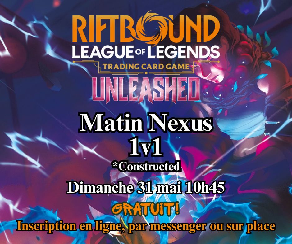 Riftbound - Matin Nexus Sunday - 1V1