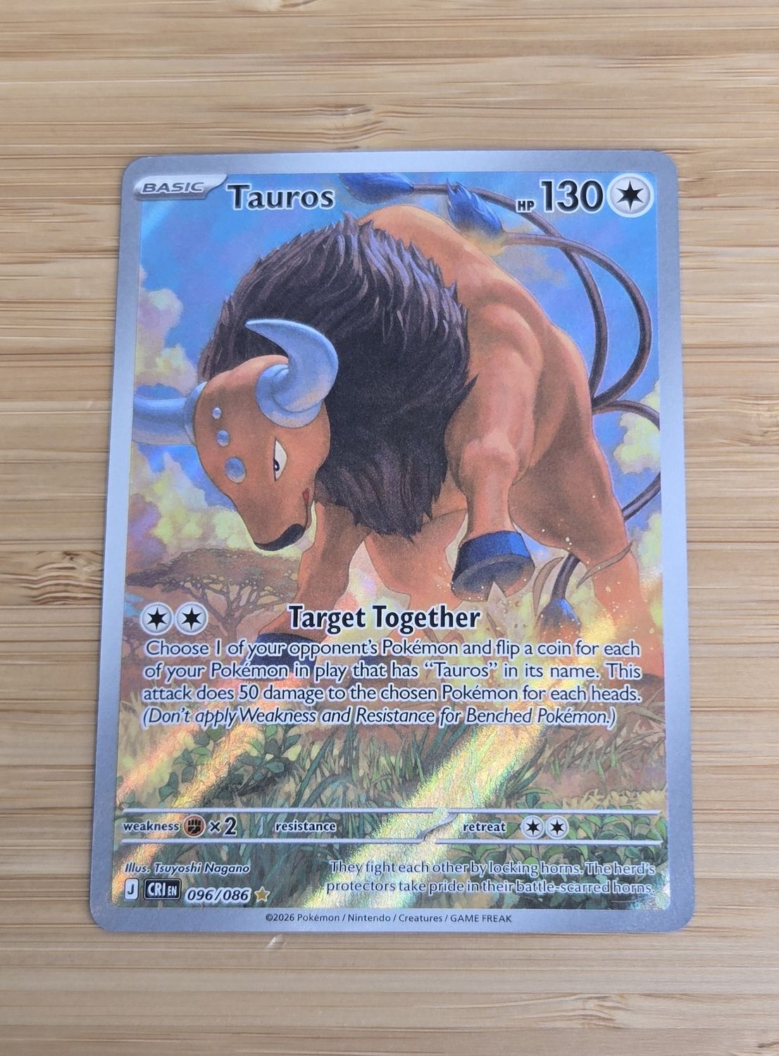 Tauros - 096/086 - Chaos Rising - NM