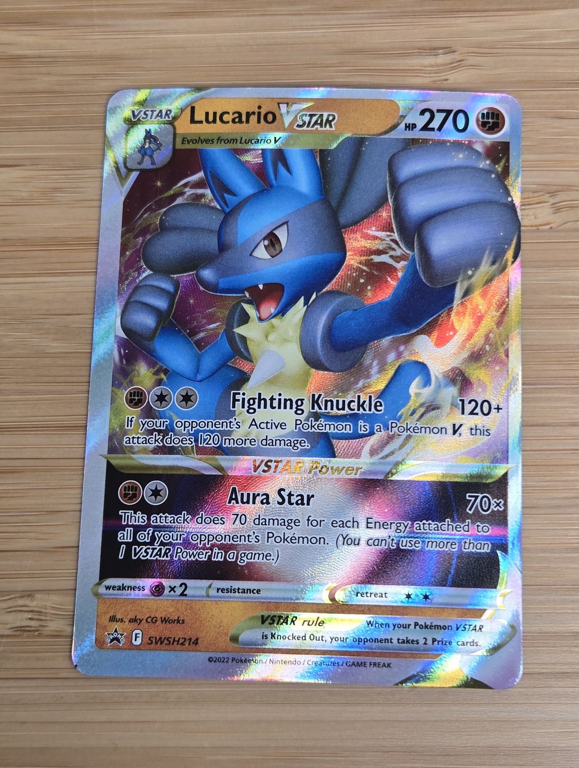 Lucario Vstar - SWSH214 - Promo - NM