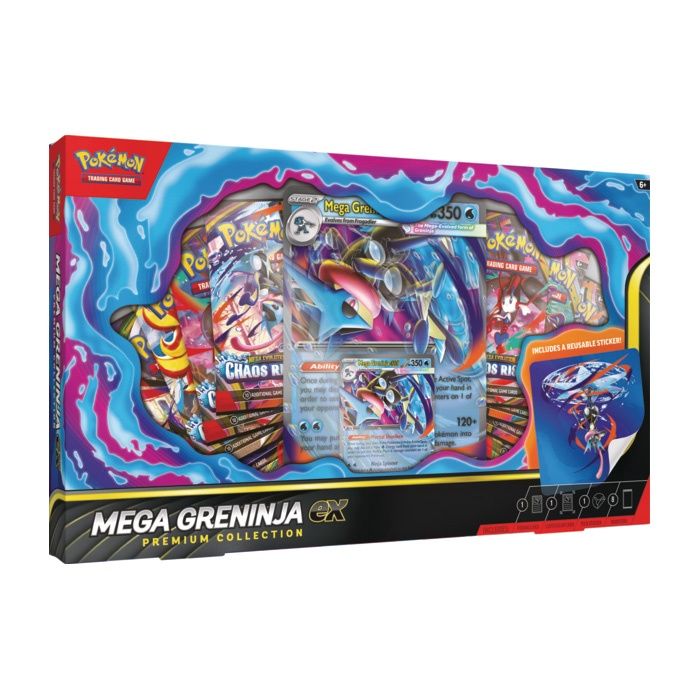 Pokémon - Mega Greninja ex Premium Collection - Pré-commande Pokémon - Mega Greninja ex Premium Collection - Pré-commande