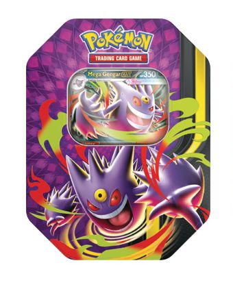 Pokémon - Mega Moonlit Tin, Model: Mega Gengar ex