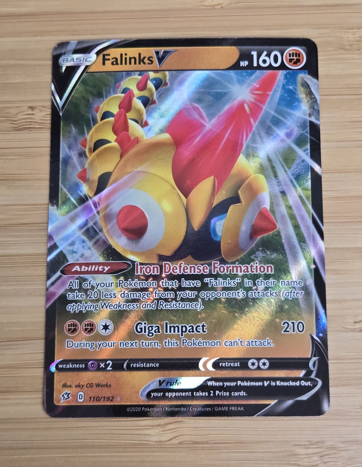 Falinks V - 110/192 Rebel Clash - NM Falinks V - 110/192 Rebel Clash - NM