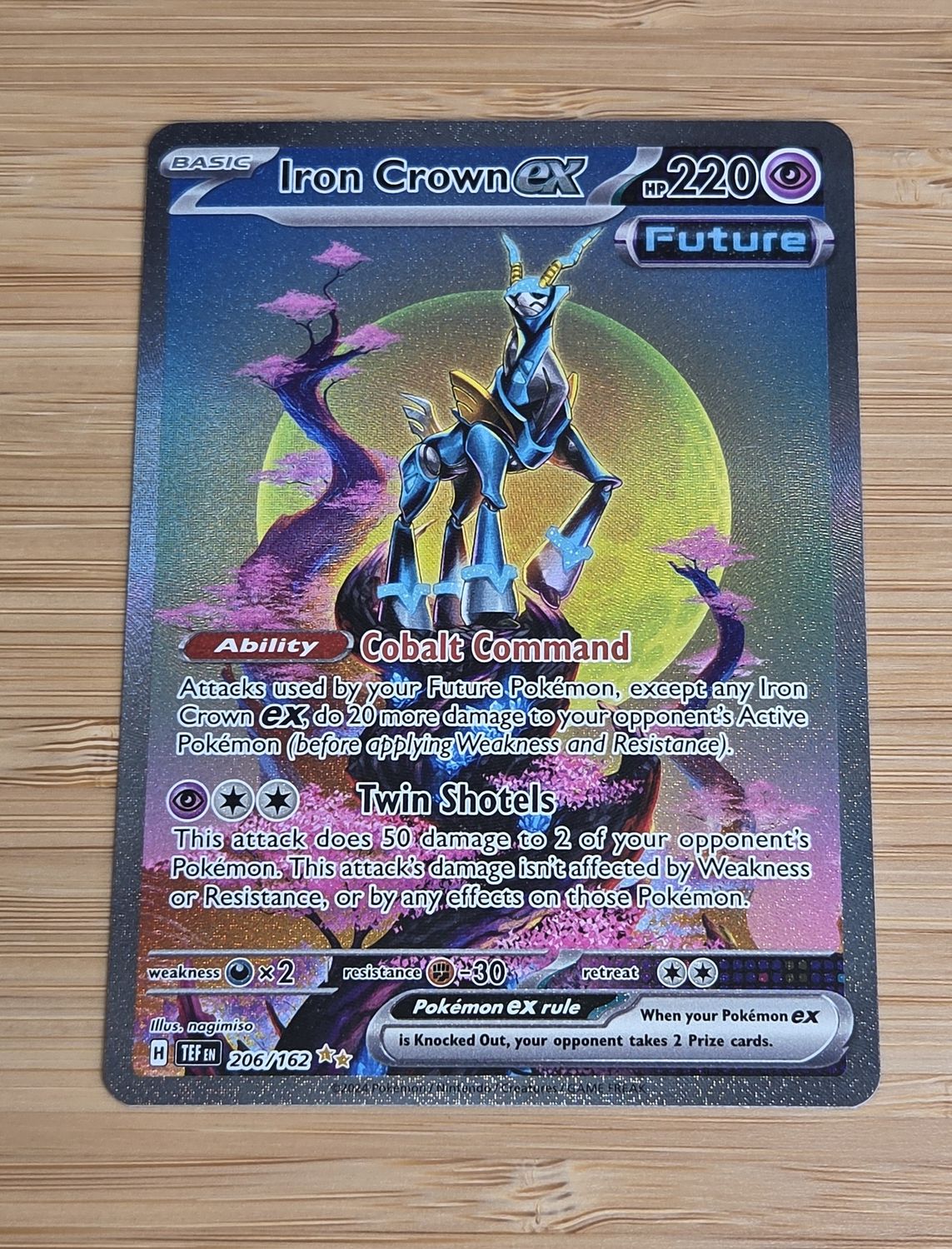 Iron Crown EX - 206/162 - Temporal Forces - NM