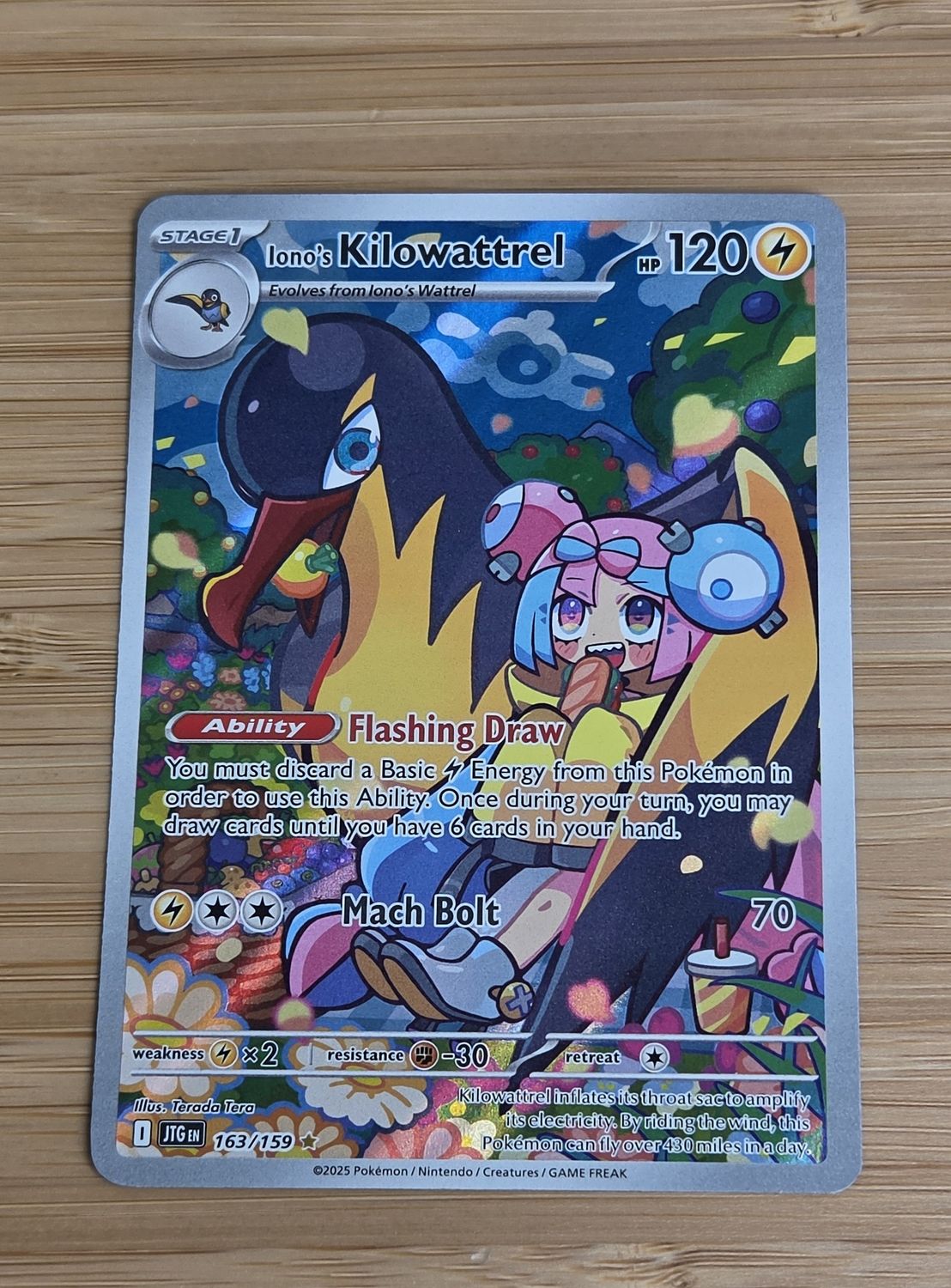 Iono's Kilowattrel - 163/159 - Journey together - NM