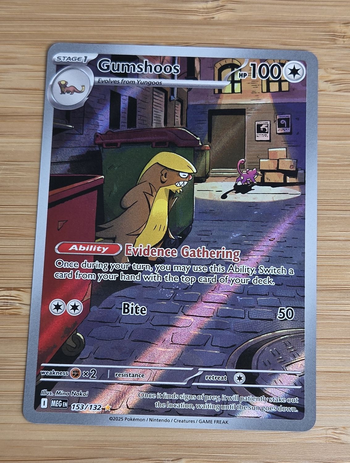 Gumshoos - 153/132 - Mega Evolution - NM