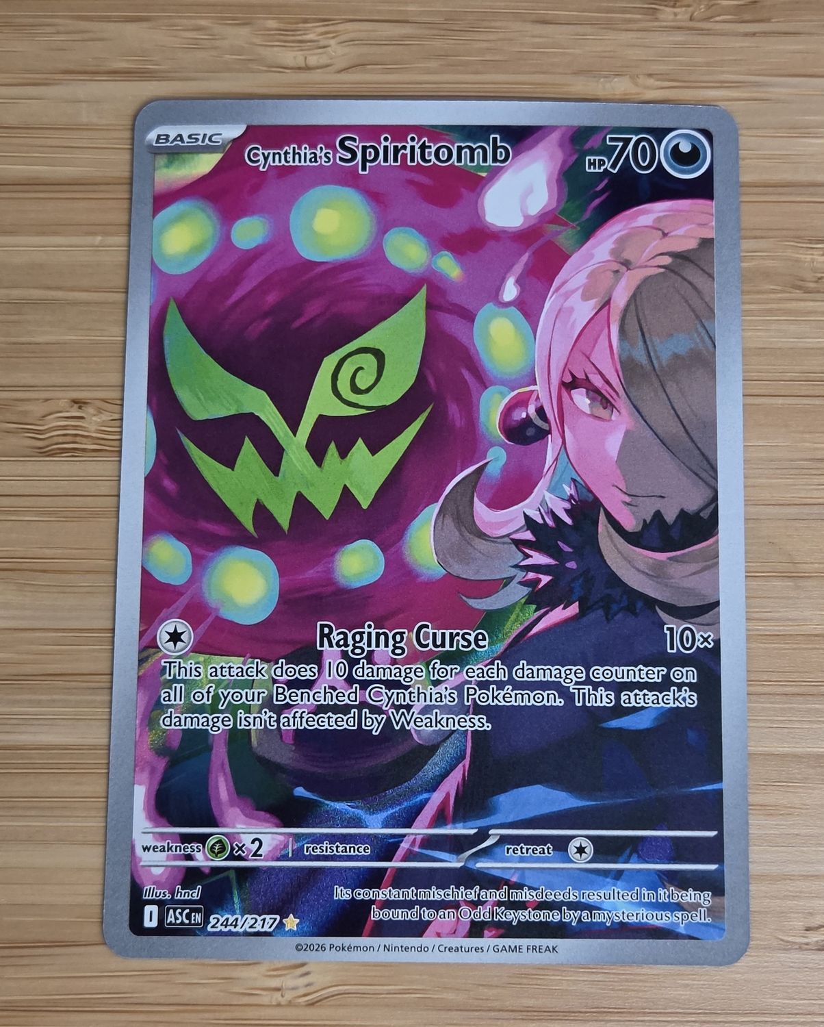 Cynthia's Spiritomb - 244/217 - Ascended Heroes - NM