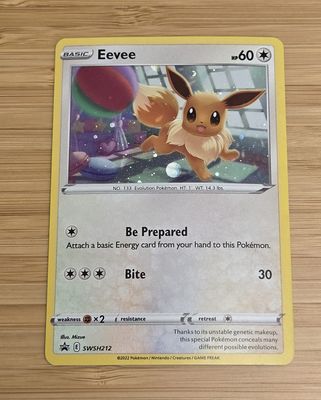 Eevee Cosmo Holo - SWSH212 - Sword &amp; Shield Promo - LP