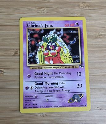 Sabrina's Jynx  - 59/132 - Gym Heroes - LP