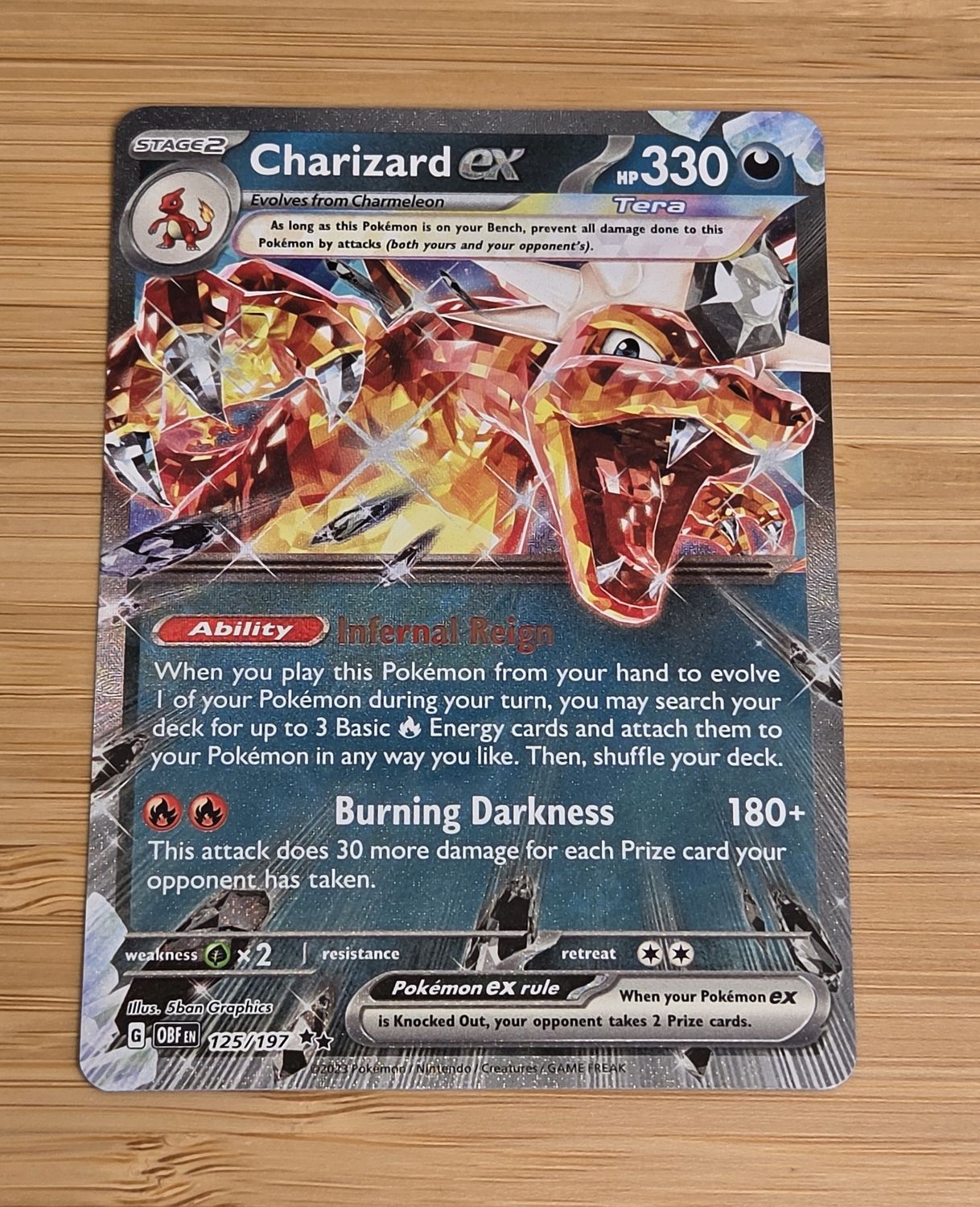 Charizard ex - 125/197 - Obsidian Flames - NM Charizard ex - 125/197 - Obsidian Flames - NM