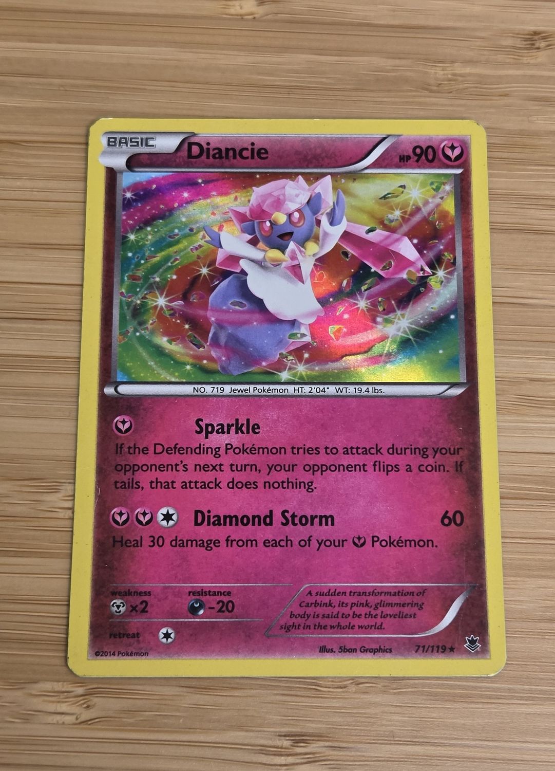 Diancie - 71/119 - Phantom Forces - LP