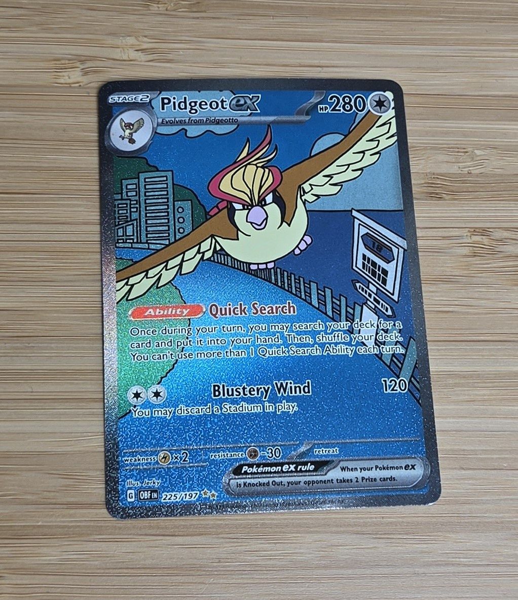 Pidgeot ex - 225/197 - Obsidian Flames - NM