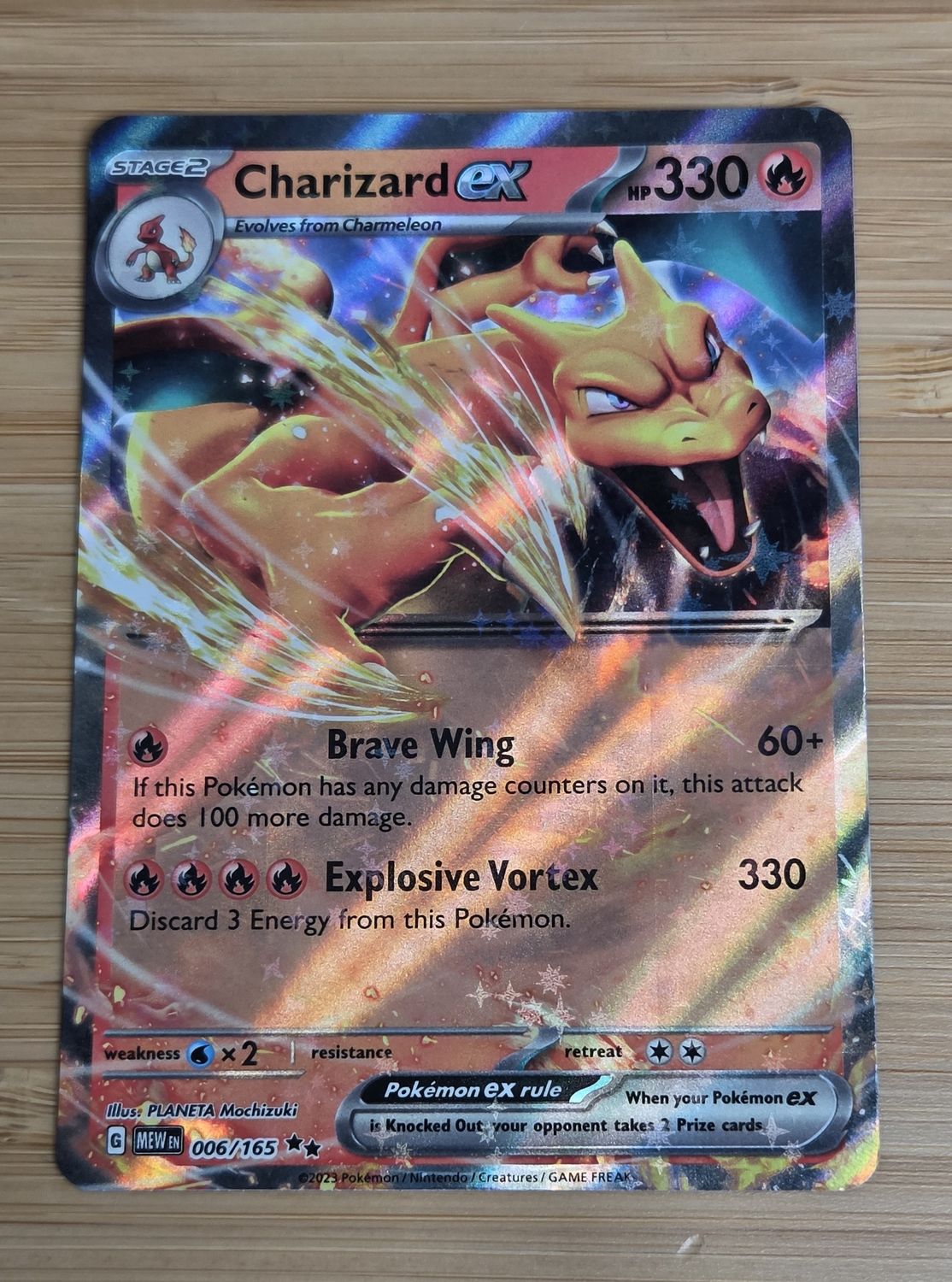 Charizard ex - 006/165 - Pokémon 151 - NM Charizard ex - 006/165 - Pokémon 151 - NM