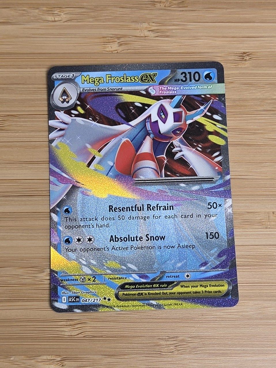 Mega Froslass ex - 047/217 - Ascended Heroes - NM