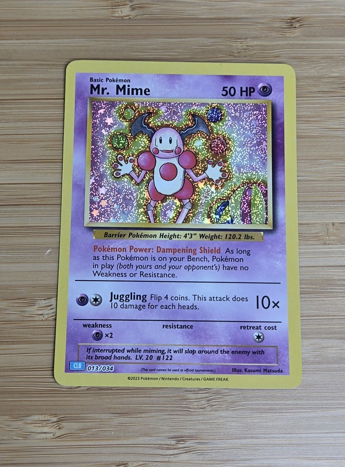 Mr. Mime - 013/034 - Classic Collection CLB - NM