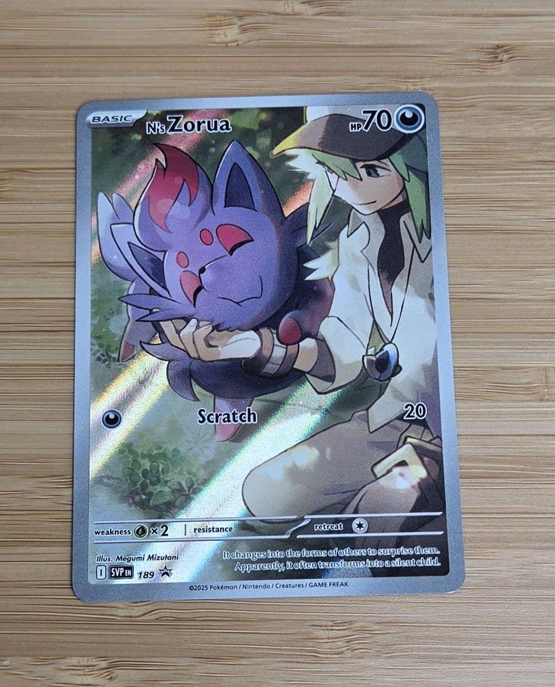 N's Zorua - 189 Promo - Scarlet &amp; Violet - NM