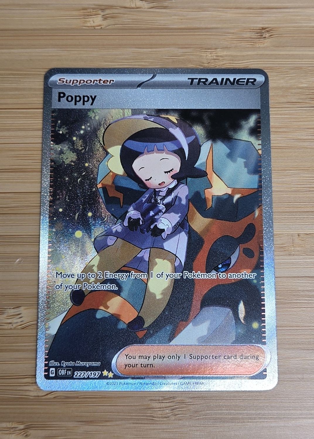 Poppy - 227/197 - Obsidian Flames - NM