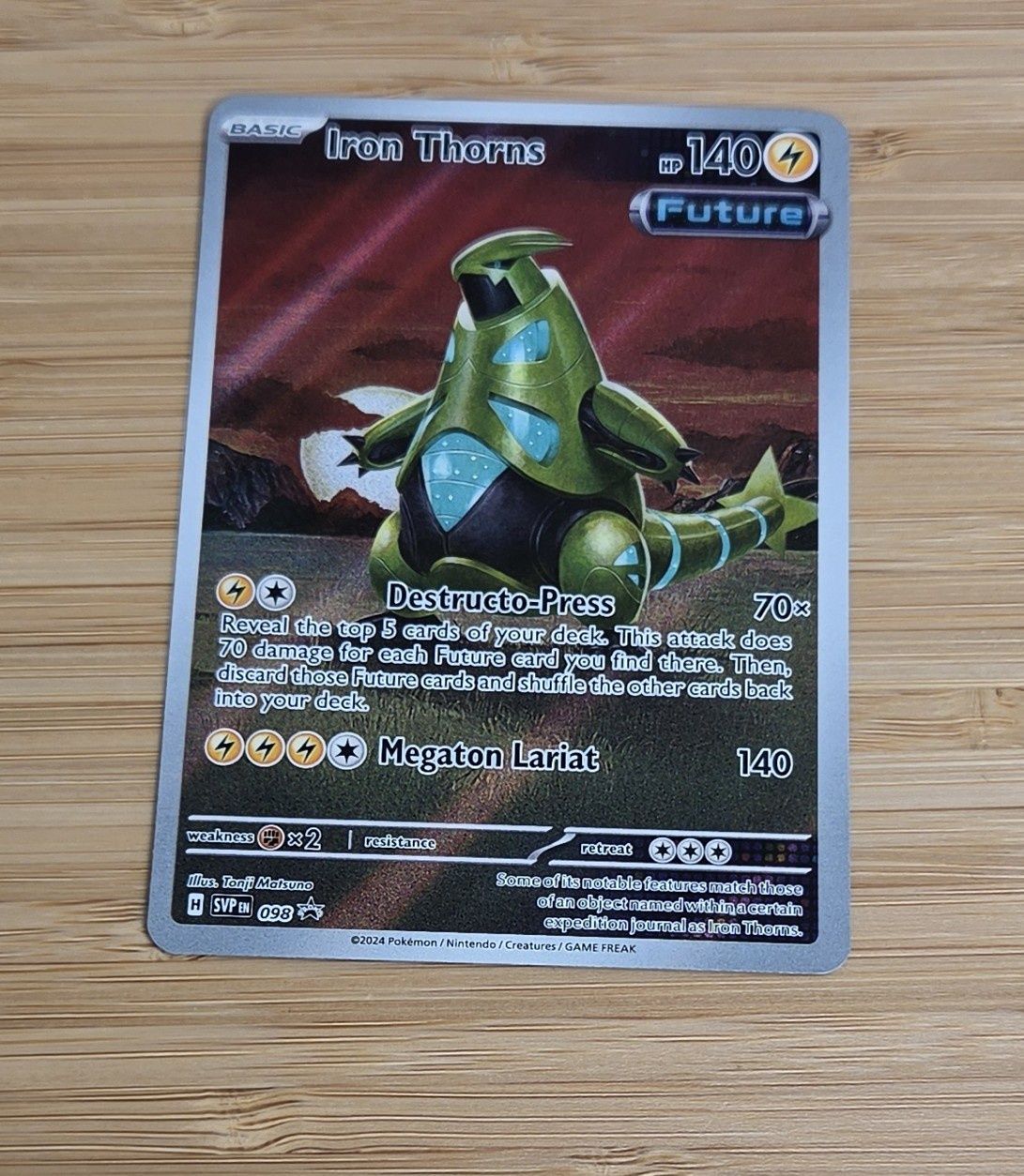 Iron Thorns - 098 Promo - Scarlet &amp; Violet - NM