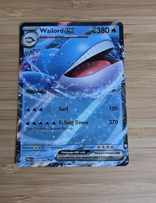 Wailord ex - 016/084 - Pitch Black - NM