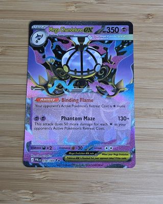 Mega Chandelure ex - 038/084 - Pitch Black - NM