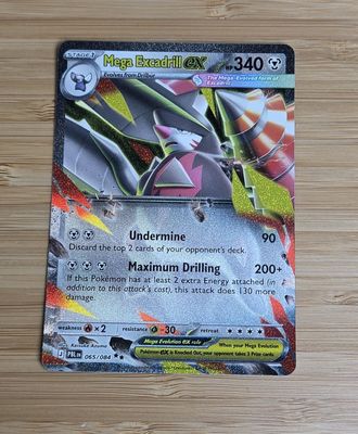 Mega Excadrill  ex - 065/084 - Pitch Black - NM