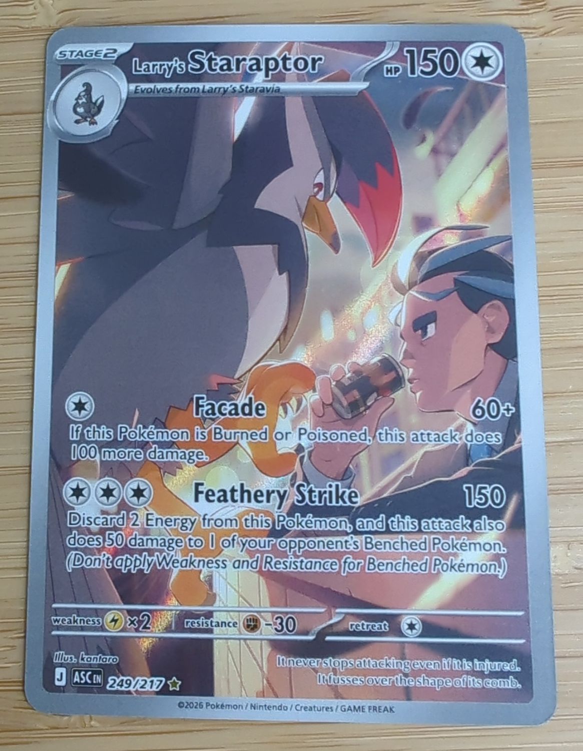 Larry's Staraptor - 249/217 - Ascended Heroes - NM