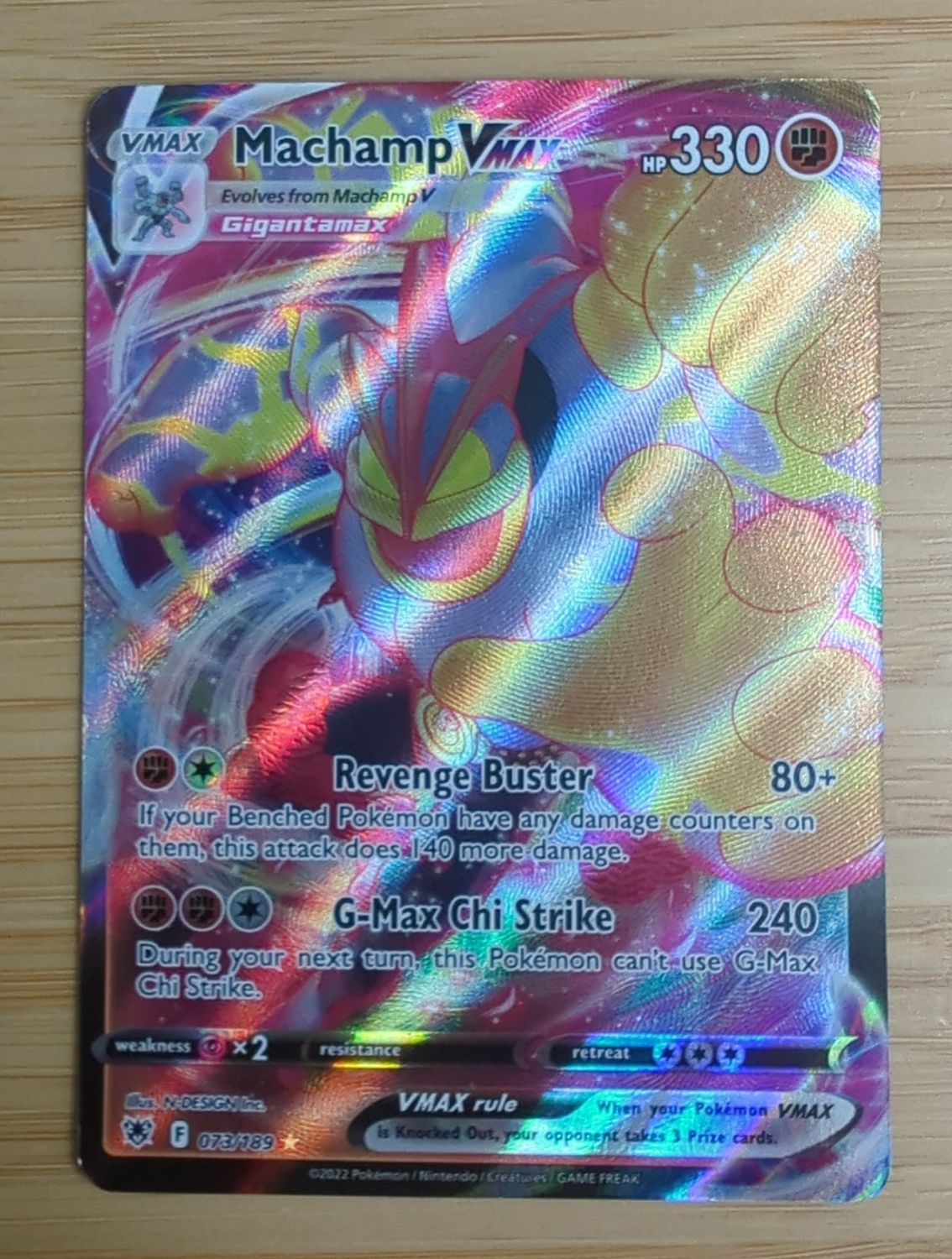 Machamp Vmax - 073/189 - Astral Radiance - NM
