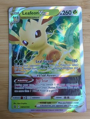 Leafeon Vstar - PROMO swsh195 - NM