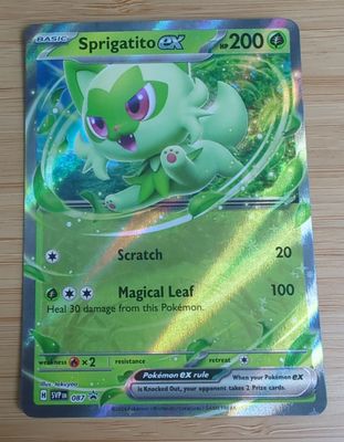 Sprigatito ex - 087 - Promo Scarlet and Violet - NM