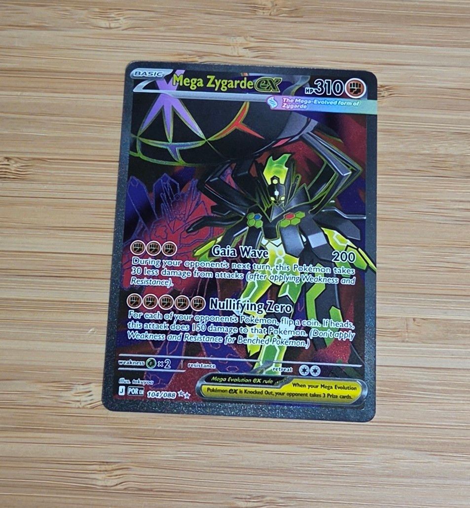 Mega Zygarde ex - 104/088 - Perfect Order - NM