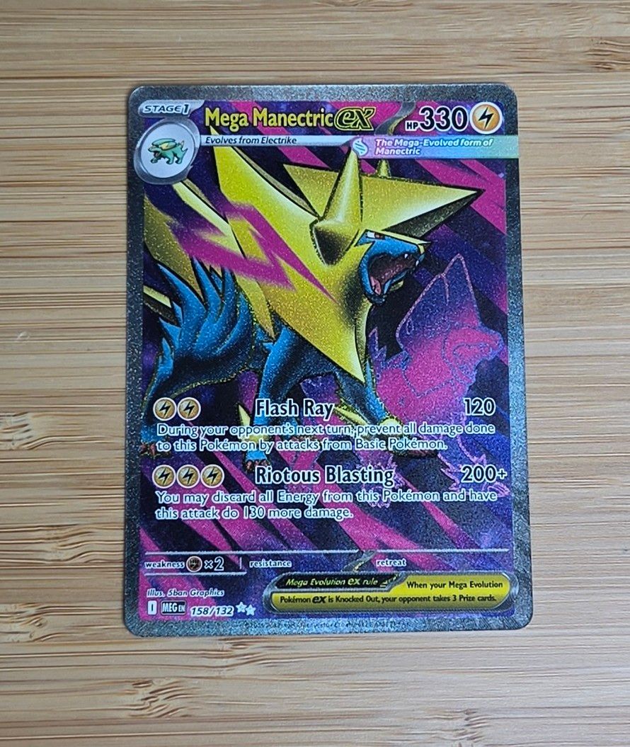 Mega Manectric ex - 158/132 - Mega Evolution - NM