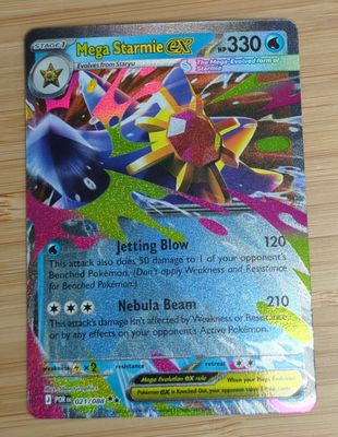 Mega Starmie ex - 021/088 - Perfect Order - NM