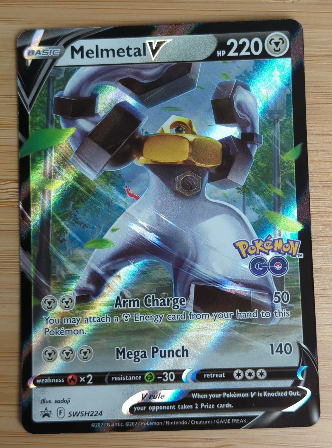 Melmetal V - SWSH224 - Sword &amp; Shield Promo - NM
