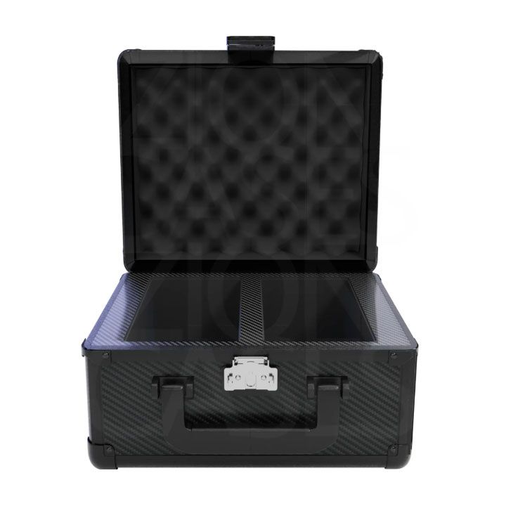 Zion Slab Case - 2 Row - Carbon Fiber Black
