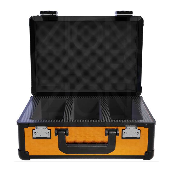 Zion Slab Case - X - 3 Row - Cubed Gold