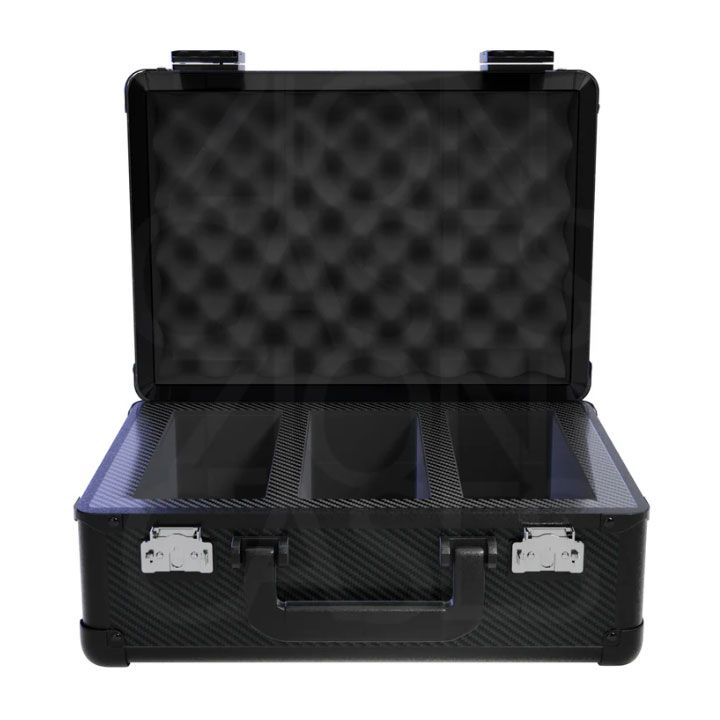 Zion Slab Case - X - 3 Row - Carbon Fiber Black
