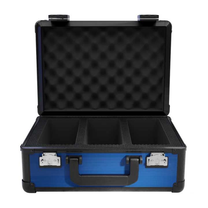 Zion Slab Case - X - 3 Row - Carbon Fiber Navy Blue