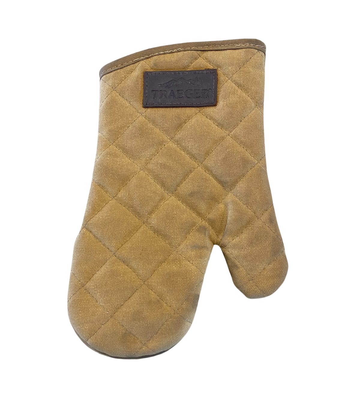 TG BBQ Mitt-Brown Canvas and Leather
