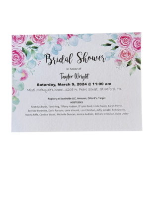 Taylor Wright Bridal Shower