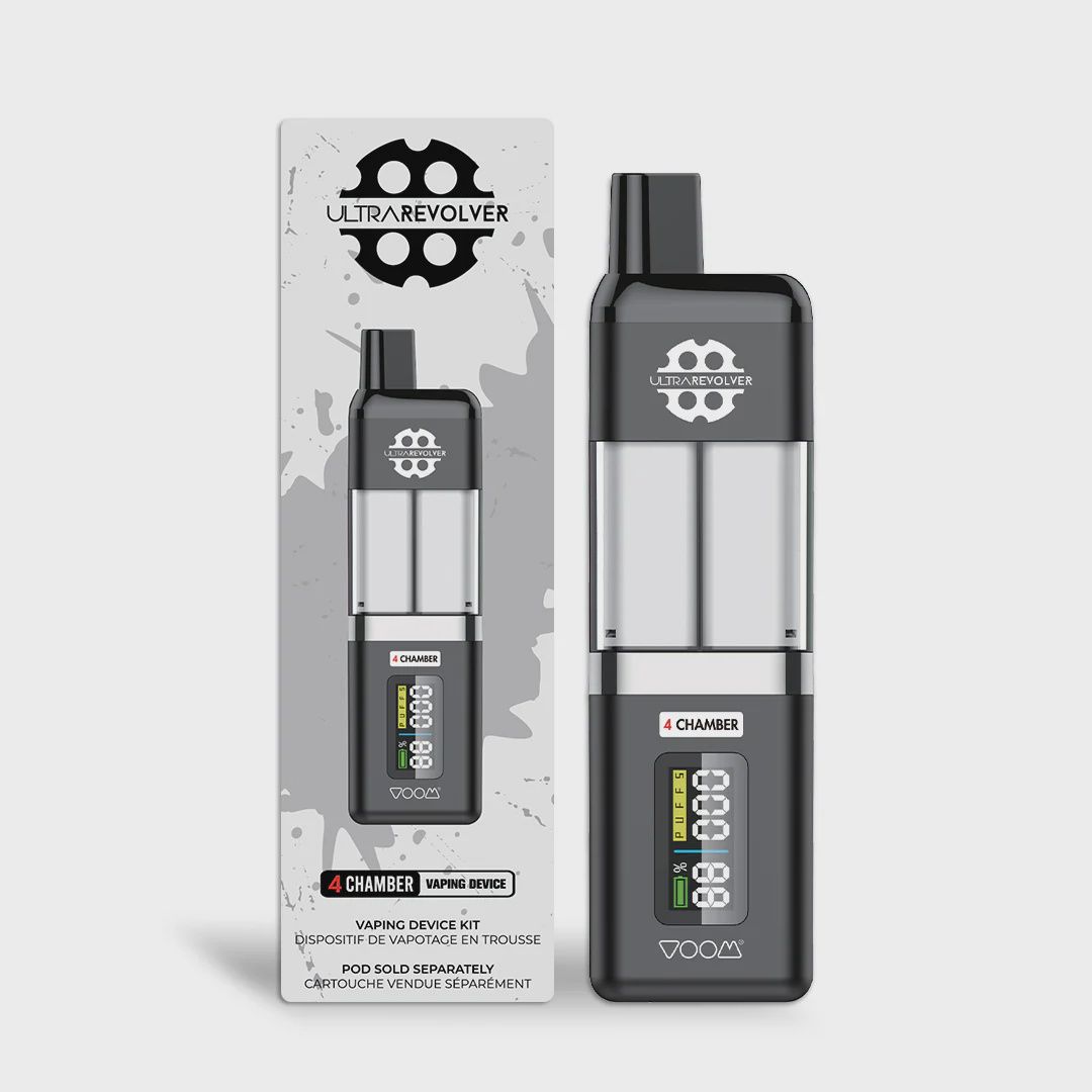 Ultra REVOLVER Closed Pod Kit, Colour: Black