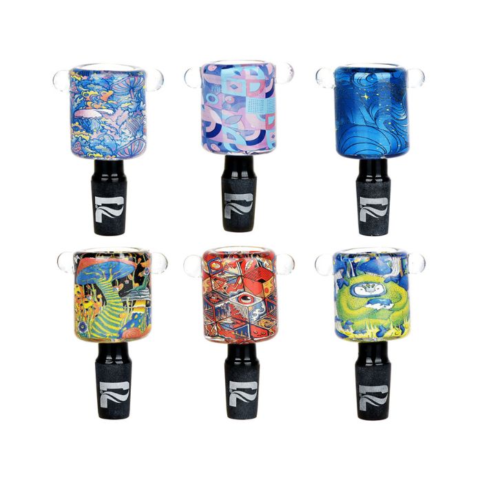 Pulsar Water Pipe Bowls &amp; Bangers, Style: Artist Series [14mm]