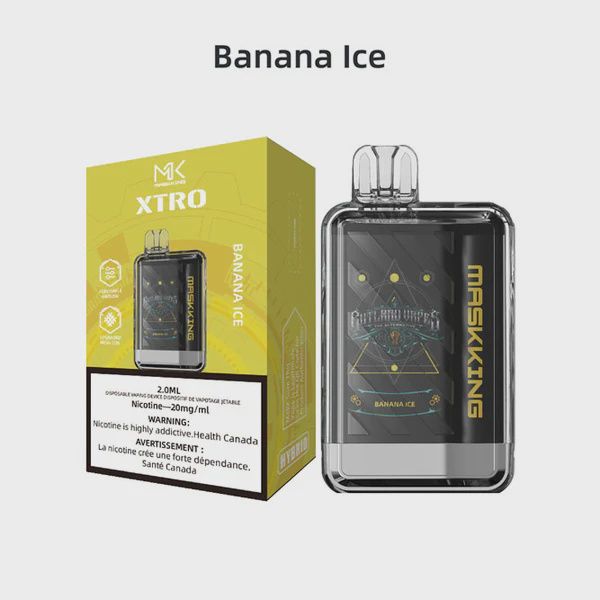 MaskKing XTRO 15K Disposable, Flavour: Banana Ice