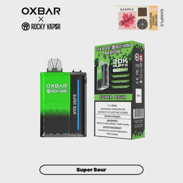 Oxbar M20K Disposable, Flavour: Super Sour