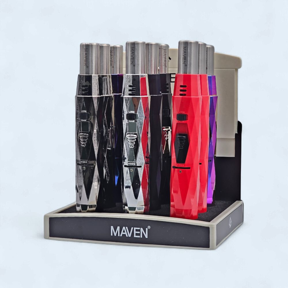 Maven Diamond Windproof Table Torch Lighters
