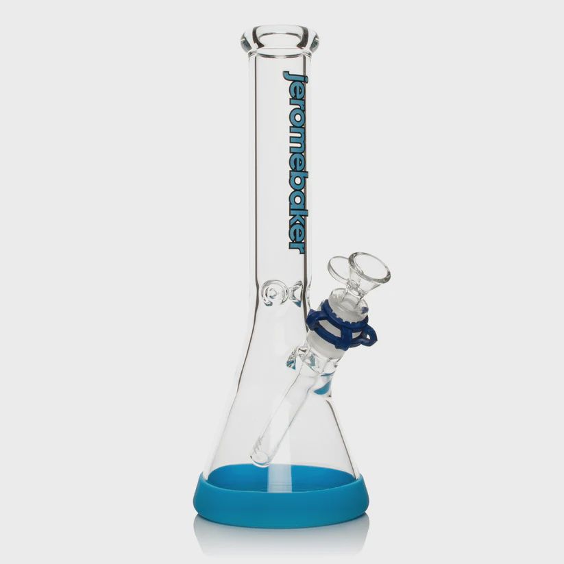 Jerome Baker Beaker Base Water Pipe, Colour: Blue 12"