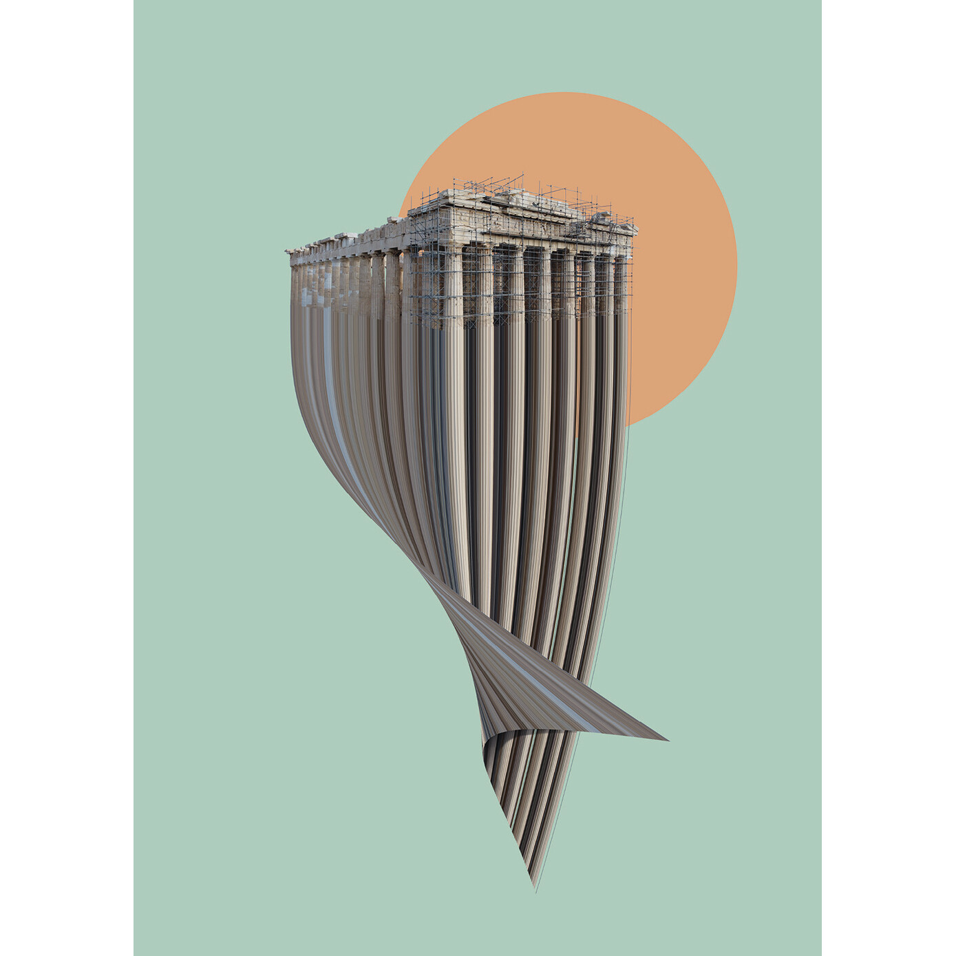 Parthenoglitch teal