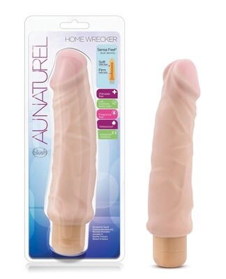 Au Naturel Home Wrecker Vibrating Dildo 9&quot;