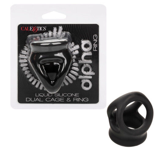 Alpha Liquid Silicone Dual Cage &amp; Ring