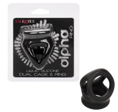 Alpha Liquid Silicone Dual Cage &amp; Ring